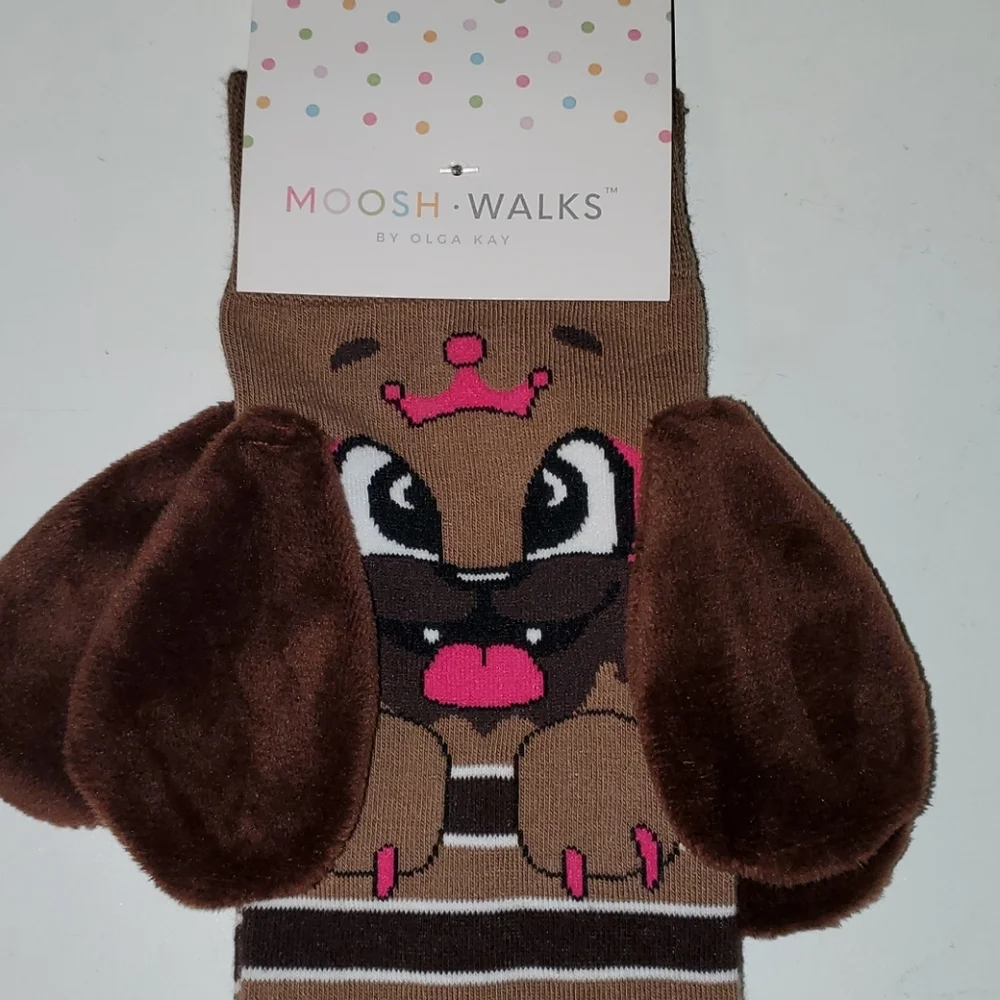 NEW Moosh Walks women's/teens princess dog socks